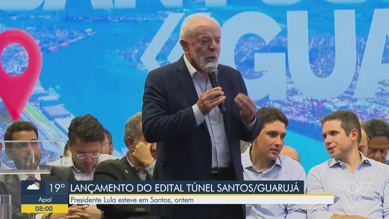 Empresas da China se interessam pelo leilão do túnel Santos-Guarujá, diz ministro