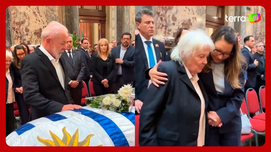 Lula comparece ao velório de Pepe Mujica e se despede de amigo de longa data